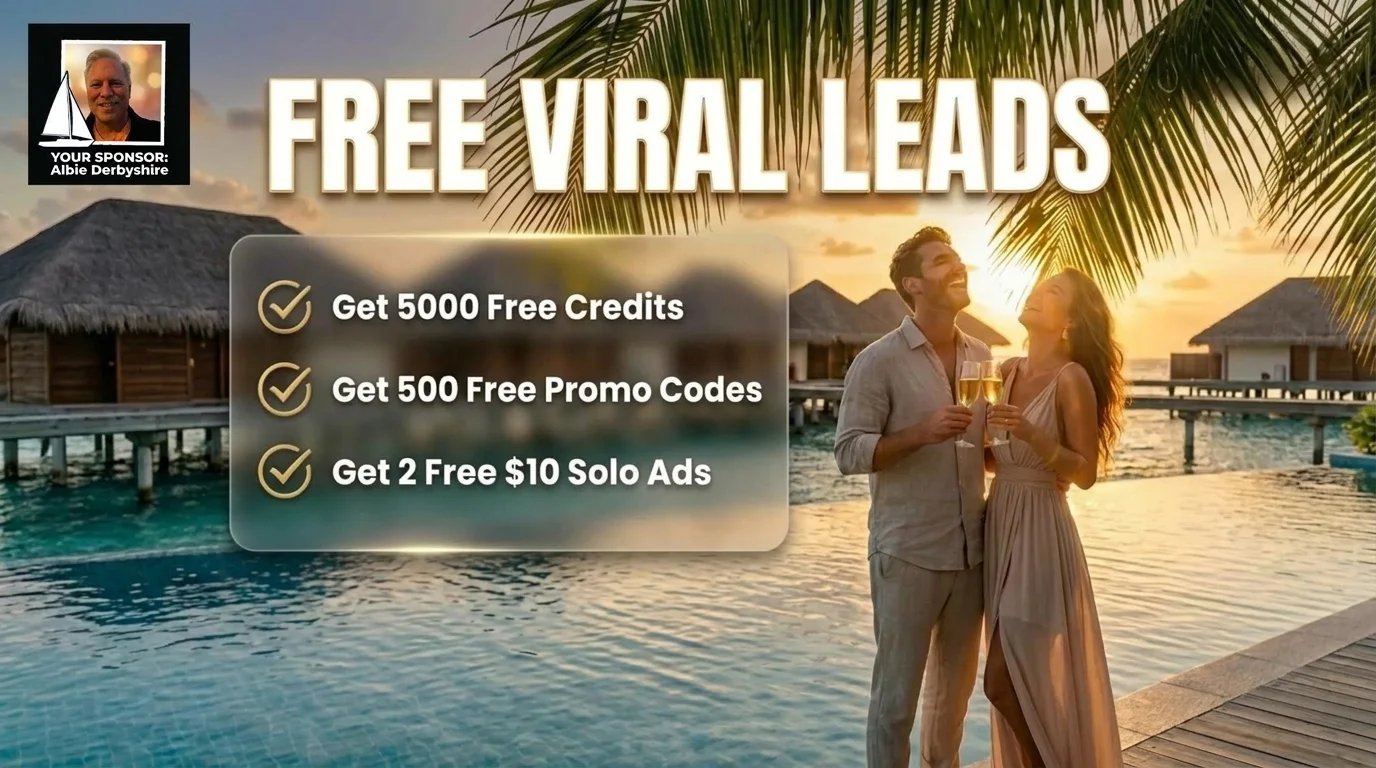 Free Viral Leads - Get 5000 free credits, 500 free promo codes, and 2 free $10 solo ads